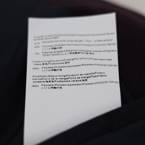 Hugo Boss Men's Solid Purple Wool Blend Karl Modern-Fit Suit Jacket Size 36S - Picture 9 of 10